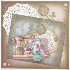 Yvonne Creations - Flowers with a Twist- Rose Label Die