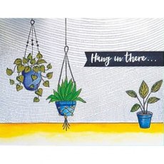 Hero Arts Hero Hang In There Potted Plants Combo SB230