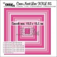 Crea-Nest-Lies XXL Dies no. 85 Smooth Squares Half cm CLNestXXL85