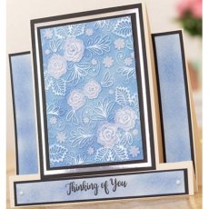 Gemini A6 3D Embossing Folder - Blossoming Lace