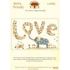 Bothy Threads Love Elly Counted Cross Stitch Kit