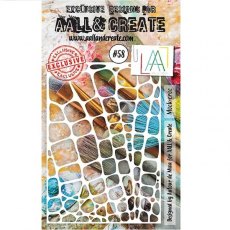 Aall & Create A6 Stencil #58 - Mock Croc
