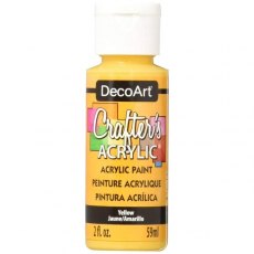 DecoArt Crafter's Acrylic - Yellow 4 For £8.99