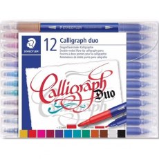 Staedtler 12 Double Ended Calligraphy Pens