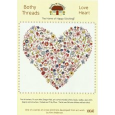 Bothy Threads Love Heart Counted Cross Stitch Kit