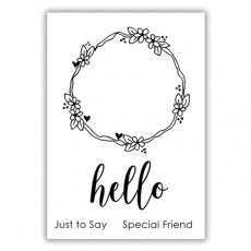 Julie Hickey Designs Essential Sentiments Stamp Set - Hello - CLEARANCE