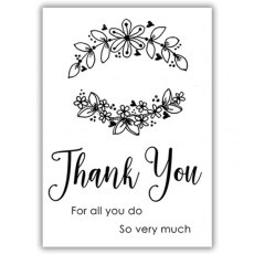 Julie Hickey Designs Essential Sentiments Stamp Set - Thank You