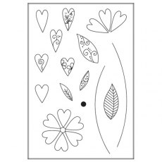 Julie Hickey Designs Spring Delights Stamp Set - 3D Heartfelt Blooms
