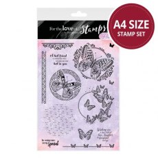 Hunkydory All of a Flutter Aperture A4 Stamp Set