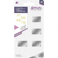 Gemini Foil Stamp Die & Stamp - Expressions - Number Suffixes - 4 for £15.99