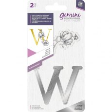 Gemini Foil Stamp Die & Stamp - Expressions - Letter W â€“ 4 for £15.99