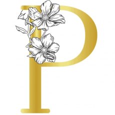 Gemini Foil Stamp Die & Stamp - Expressions - Letter P - 4 for £15.99