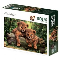 Amy Design - Wild Animals - Tiger Cubs Jigsaw Puzzle 1000 pc