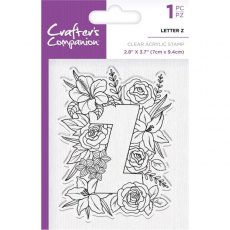 Crafters Companion Clear Acrylic Stamps - Letter Z - 4 for £9.79