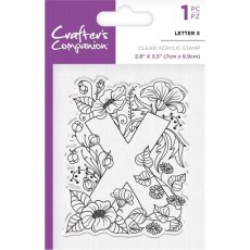 Crafters Companion Clear Acrylic Stamps - Letter X - 4 for £9.79