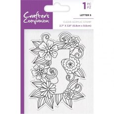 Crafters Companion Clear Acrylic Stamps - Letter S - 4 for £9.79