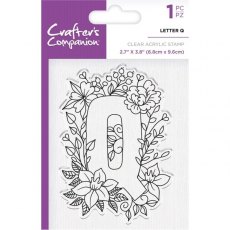 Crafters Companion Clear Acrylic Stamps - Letter Q - 4 for £9.79