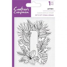Crafters Companion Clear Acrylic Stamps - Letter I - 4 for £9.79