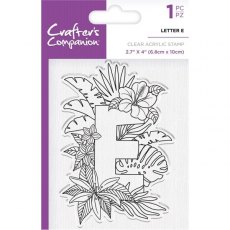 Crafters Companion Clear Acrylic Stamps - Letter E - 4 for £9.79
