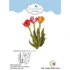 Elizabeth Craft Designs - Garden Notes Tulip 2 1296