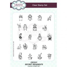 Willowby Woods Secret Residents A5 Clear Stamp Set
