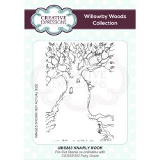 Willowby Woods Knarly Nook A6 Pre Cut Rubber Stamp