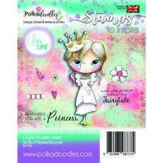 Polkadoodles Stamp - Ula Be A Princess