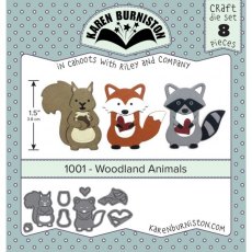 Karen Burniston Woodland Animals Die Set 1001