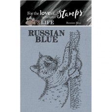 Hunkydory It's A Cat's Life Clear Stamp - Russian Blue