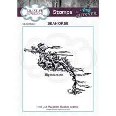 Andy Skinner Rubber Stamp Seahorse