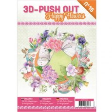 3D Pushout Book 15 - Happy Flowers