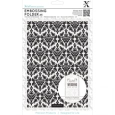 Xcut A5 Damask Background Embossing Folder by DoCrafts