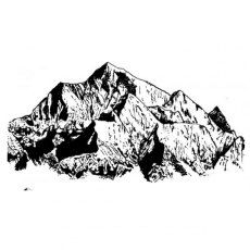 Peddlers Den Stamp â€“ Mountain Range T2-036H