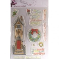 Hobby Art Clear Stamp - Christmas House