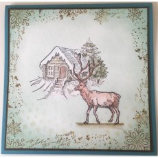 Nellie Snellen Clear Stamp Christmas Time 'Two Reindeer' CT028
