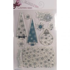 Hobby Art Clear Stamp - Snowy Christmas