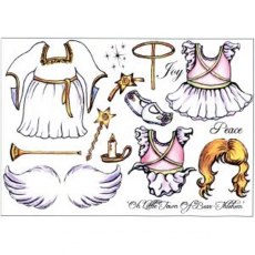 Creative Expressions A5 Rubber Stamp - Angel & Fairy