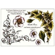 Creative Expressions A5 Rubber Stamp - Ivy