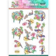 Yvonne Creations - Happy Tropics 3D Pushout Pack Of 4