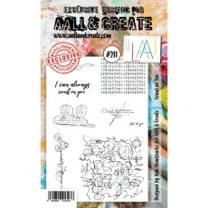 Aall & Create A6 Stamp #211 Count on You - CLEARANCE