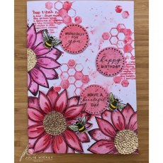 Julie Hickey Designs Sunflower Bee Stamp Set