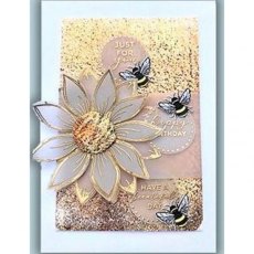 Julie Hickey Designs Sunflower Bee Die Set