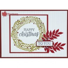Woodware Clear Singles Stamp - Garland