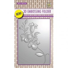Nellie Snellen 3D Embossing Folder - Branch with Flowers EF3D005