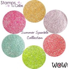 Stamps by Chloe Set of 6 WOW Embossing Glitters - Summer Sparkle