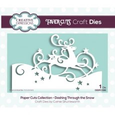 Paper Cuts Collection - Dashing through the Snow Edger Die
