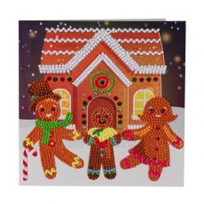 Craft Buddy 'Gingerbread Family' Crystal Card Kit CCK-XM32