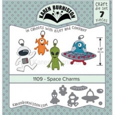 Karen Burniston Die Set - Space Charms KB1109
