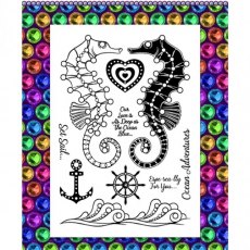 Craft Buddy Gem It! Stamps - Seahorse Surprise