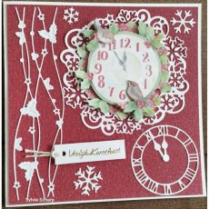 Jeanine's Art - Lovely Christmas - Lovely Clock Frame Die